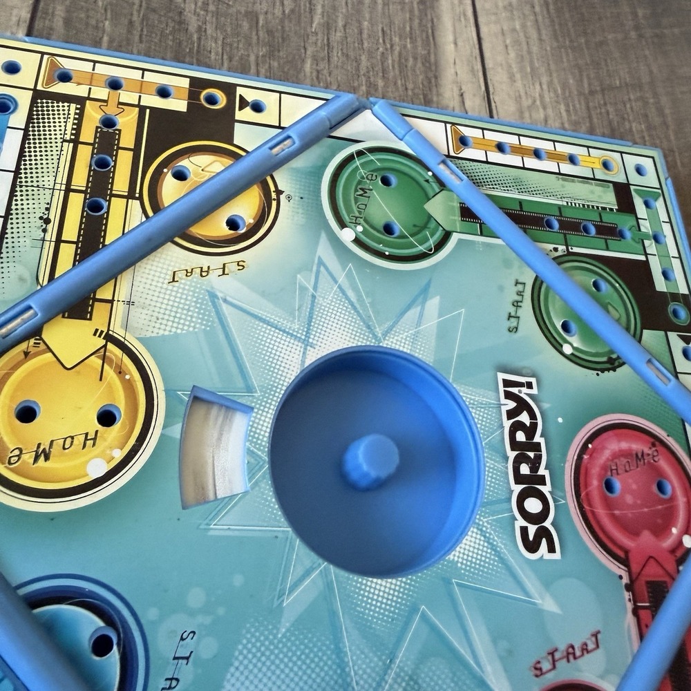 Vintage 1994 Sorry! Board Game Parker Brothers Folding Travel Edition BOARD ONLY - Picture 8 of 15